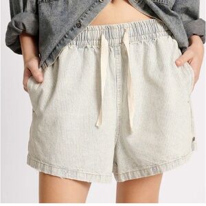 One Teaspoon Painters Stripe Denim Boxer Short